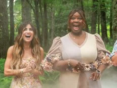 Retta and Alison Victoria at Hansel and Gretel's Frightening Fixer-Upper, as seen on Scariest House in America, Season 1.